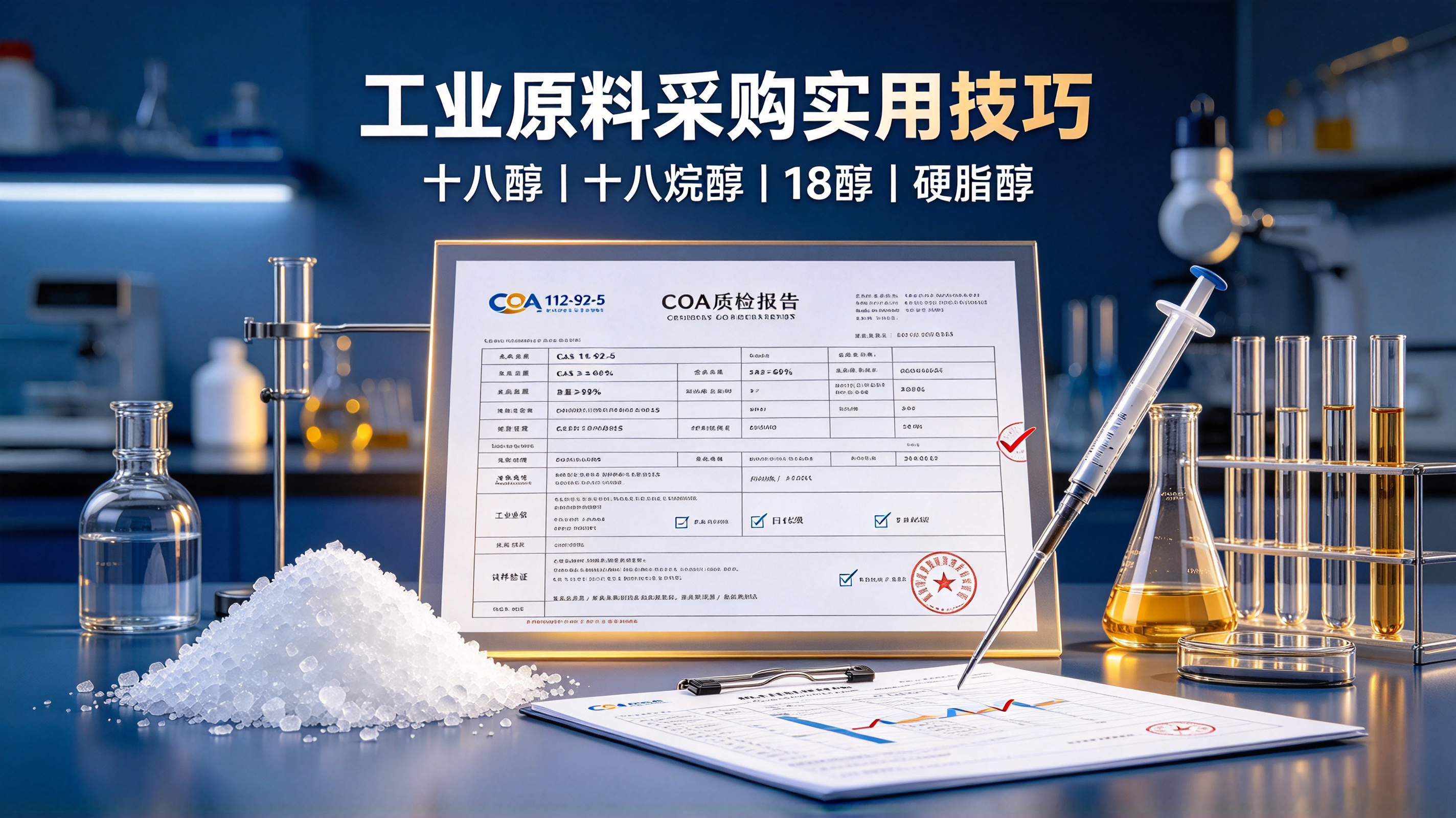 十八醇采购避坑指南:工业级十八烷醇厂家怎么选? 十八醇,十八烷醇,18醇,硬脂醇